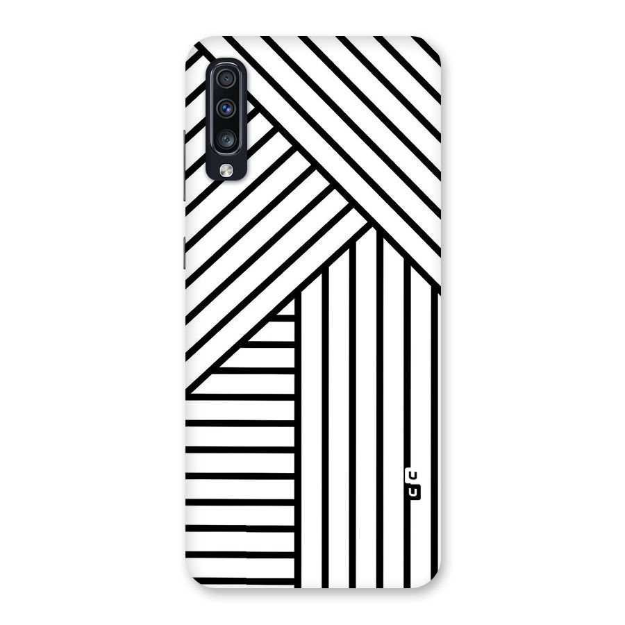 Lines Pattern Stripes Back Case for Galaxy A70