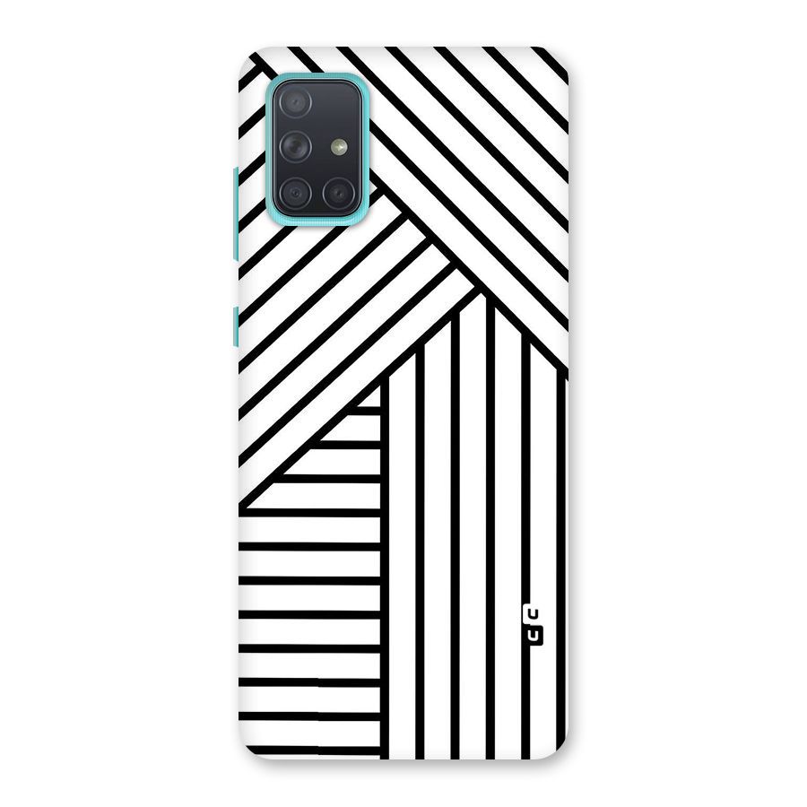 Lines Pattern Stripes Back Case for Galaxy A71