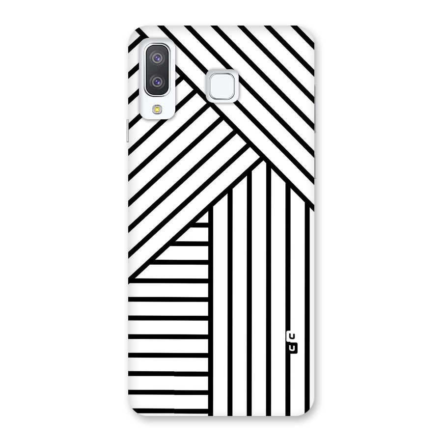 Lines Pattern Stripes Back Case for Galaxy A8 Star