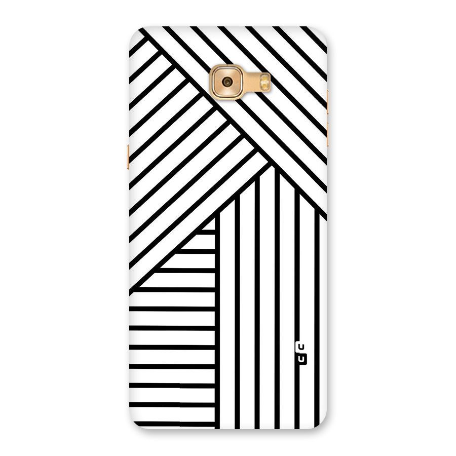 Lines Pattern Stripes Back Case for Galaxy C9 Pro