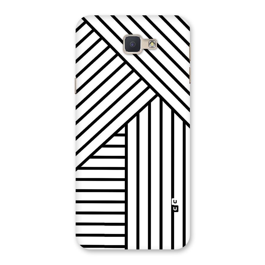 Lines Pattern Stripes Back Case for Galaxy J5 Prime