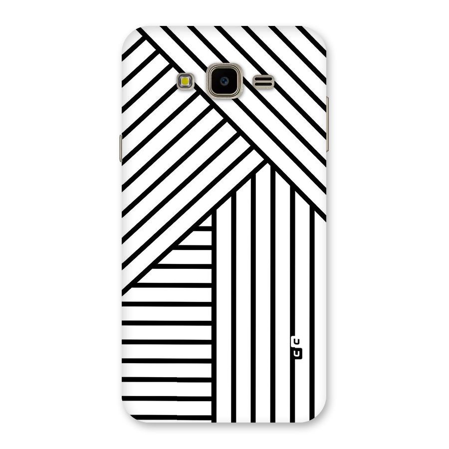 Lines Pattern Stripes Back Case for Galaxy J7 Nxt
