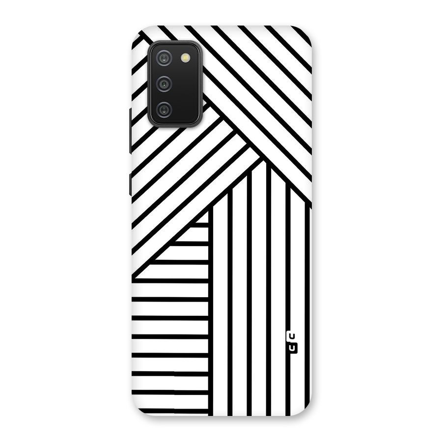 Lines Pattern Stripes Back Case for Galaxy M02s
