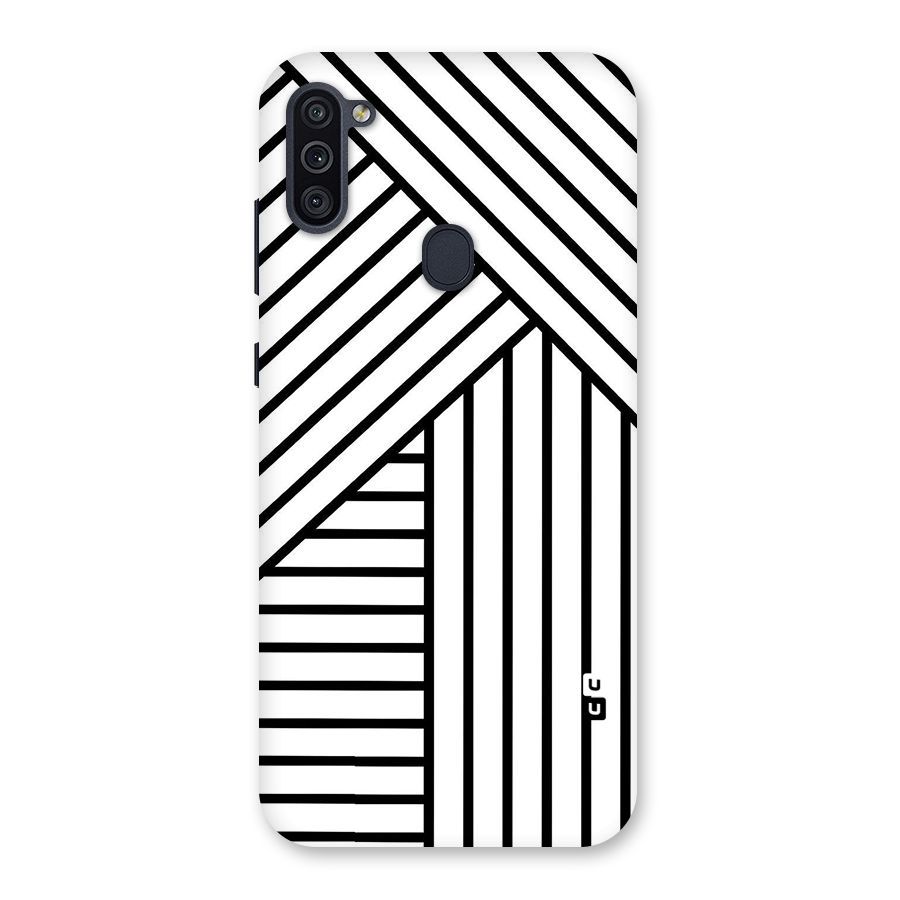 Lines Pattern Stripes Back Case for Galaxy M11