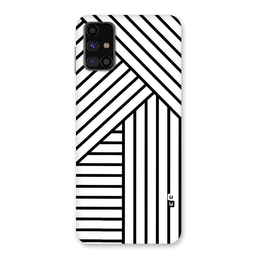 Lines Pattern Stripes Back Case for Galaxy M31s