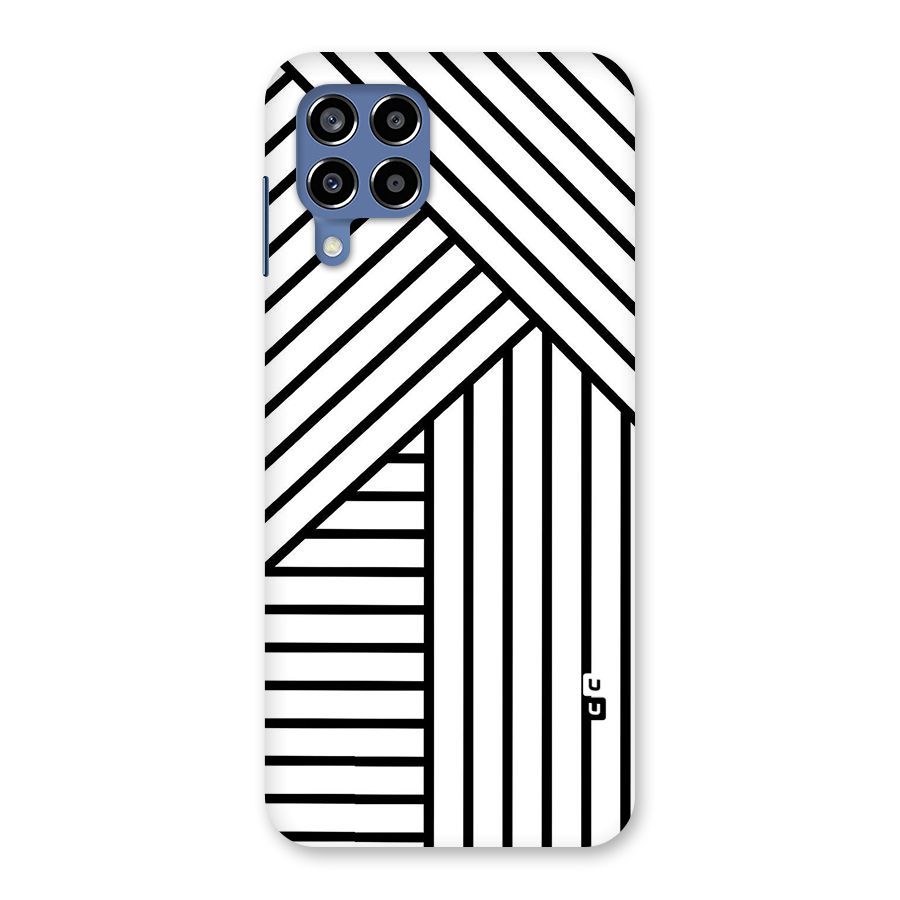 Lines Pattern Stripes Back Case for Galaxy M53 5G