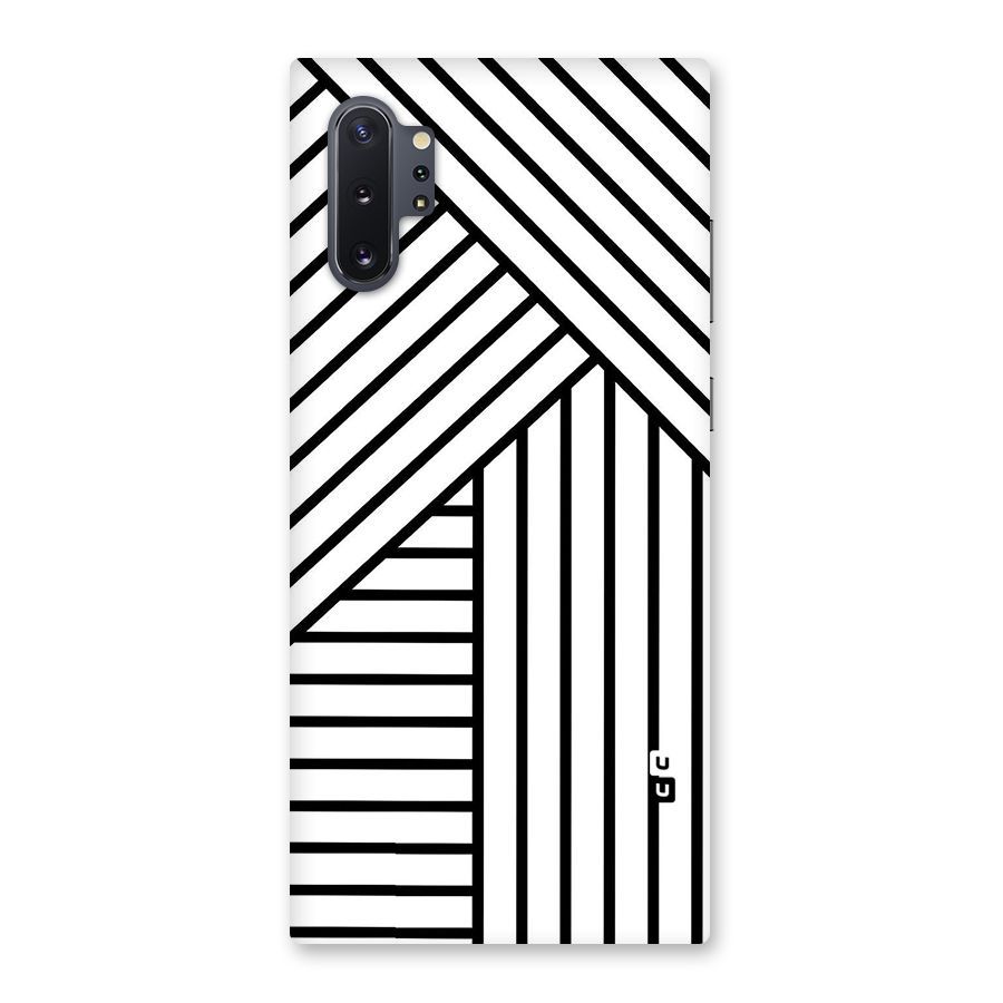Lines Pattern Stripes Back Case for Galaxy Note 10 Plus