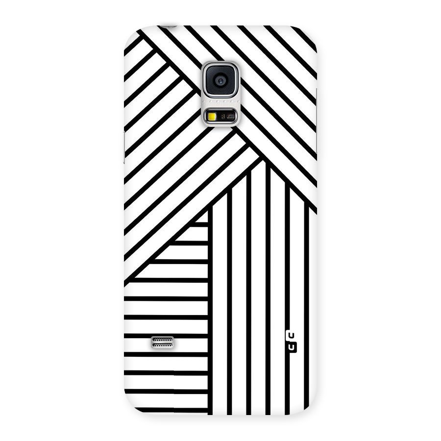 Lines Pattern Stripes Back Case for Galaxy S5 Mini