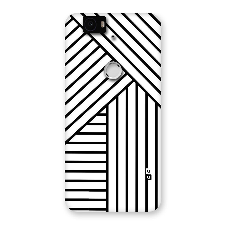 Lines Pattern Stripes Back Case for Google Nexus-6P