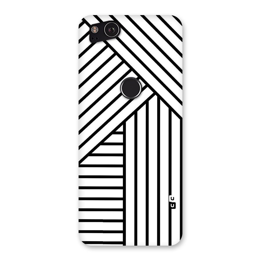 Lines Pattern Stripes Back Case for Google Pixel 2