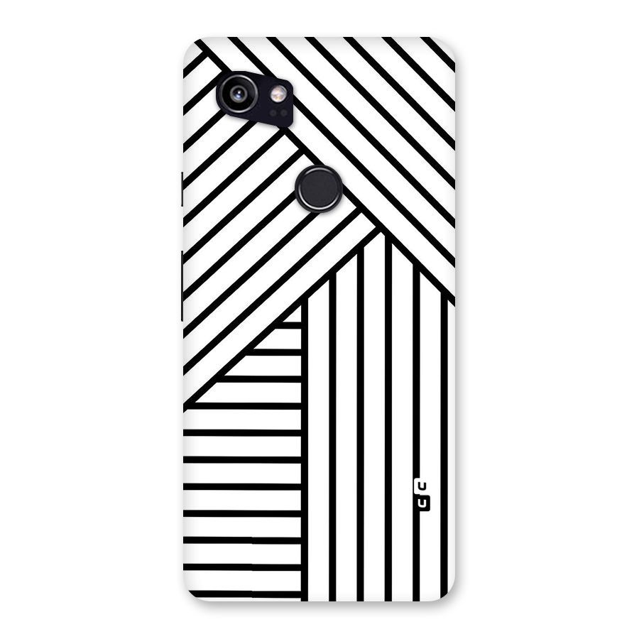 Lines Pattern Stripes Back Case for Google Pixel 2 XL