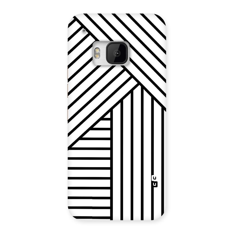 Lines Pattern Stripes Back Case for HTC One M9
