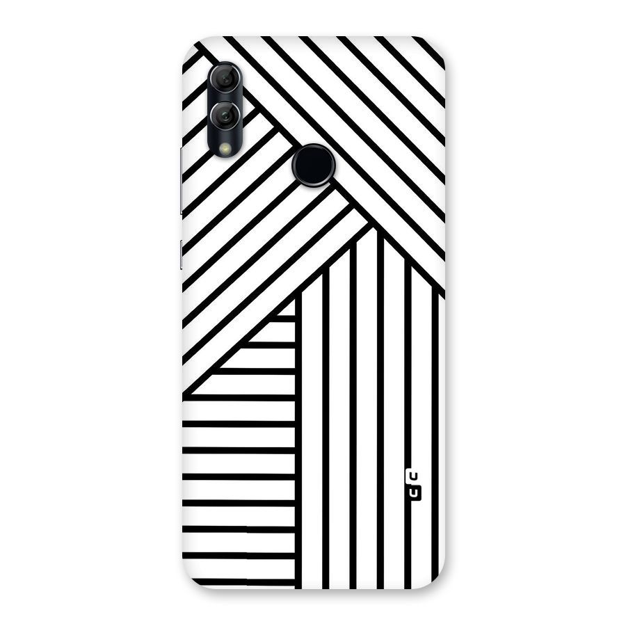 Lines Pattern Stripes Back Case for Honor 10 Lite