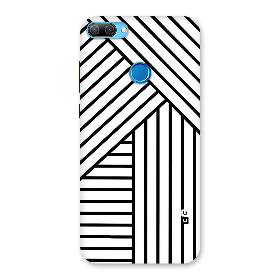 Lines Pattern Stripes Back Case for Honor 9N