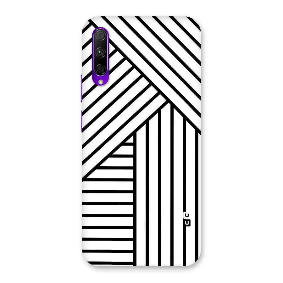 Lines Pattern Stripes Back Case for Honor 9X Pro
