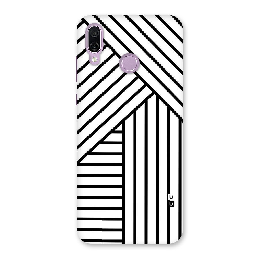Lines Pattern Stripes Back Case for Honor Play