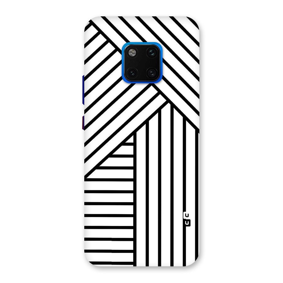 Lines Pattern Stripes Back Case for Huawei Mate 20 Pro