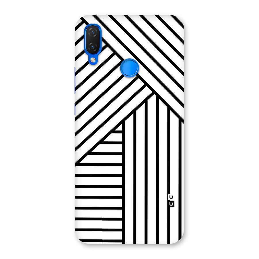 Lines Pattern Stripes Back Case for Huawei P Smart+