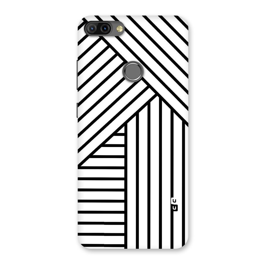 Lines Pattern Stripes Back Case for Infinix Hot 6 Pro