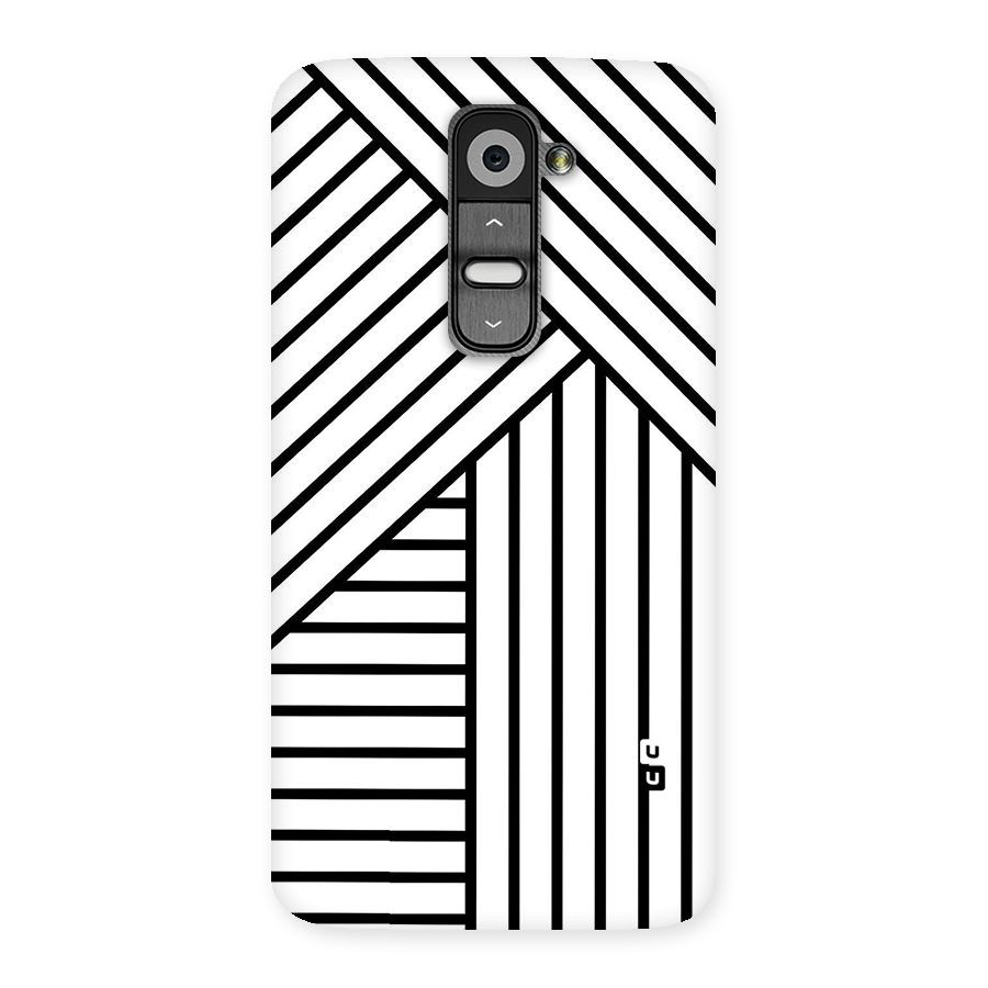 Lines Pattern Stripes Back Case for LG G2