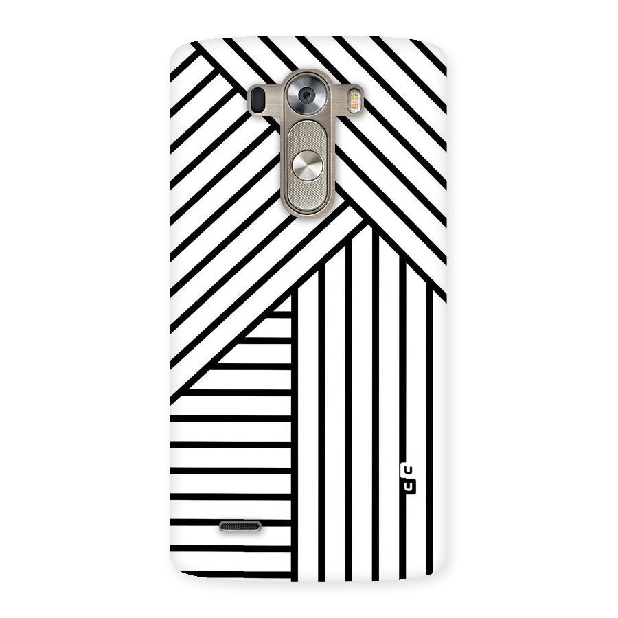 Lines Pattern Stripes Back Case for LG G3