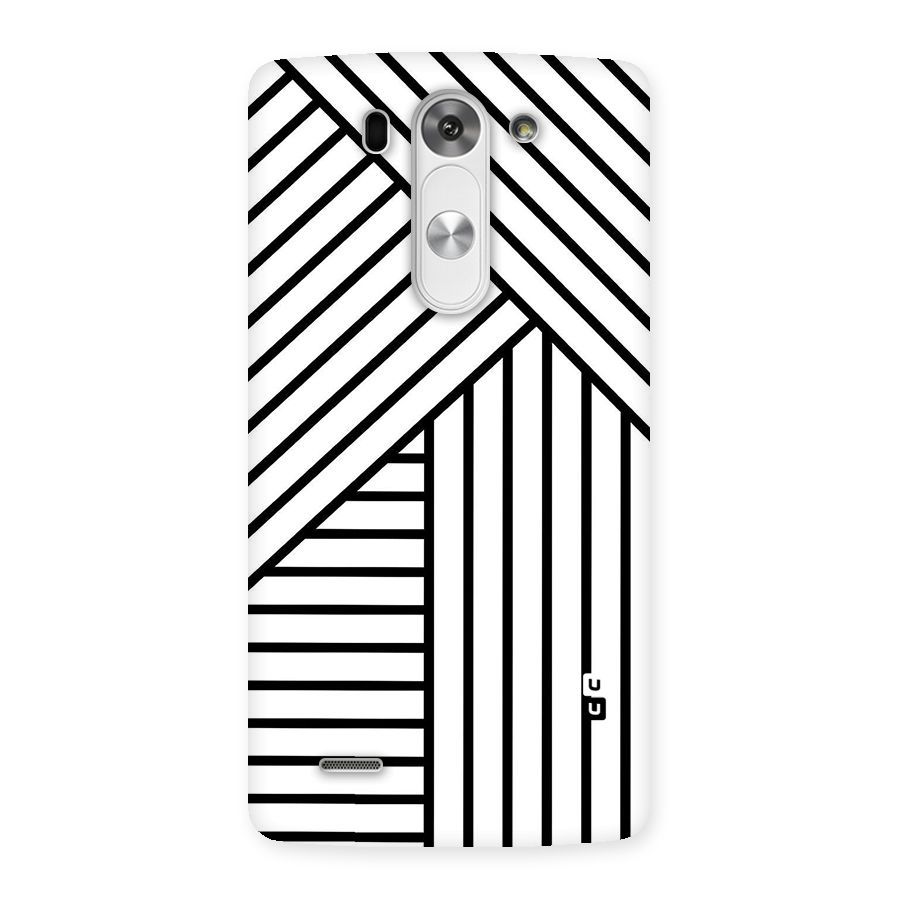 Lines Pattern Stripes Back Case for LG G3 Beat