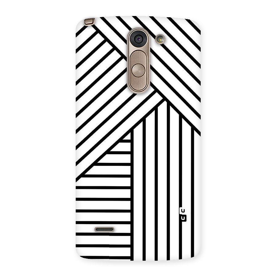 Lines Pattern Stripes Back Case for LG G3 Stylus