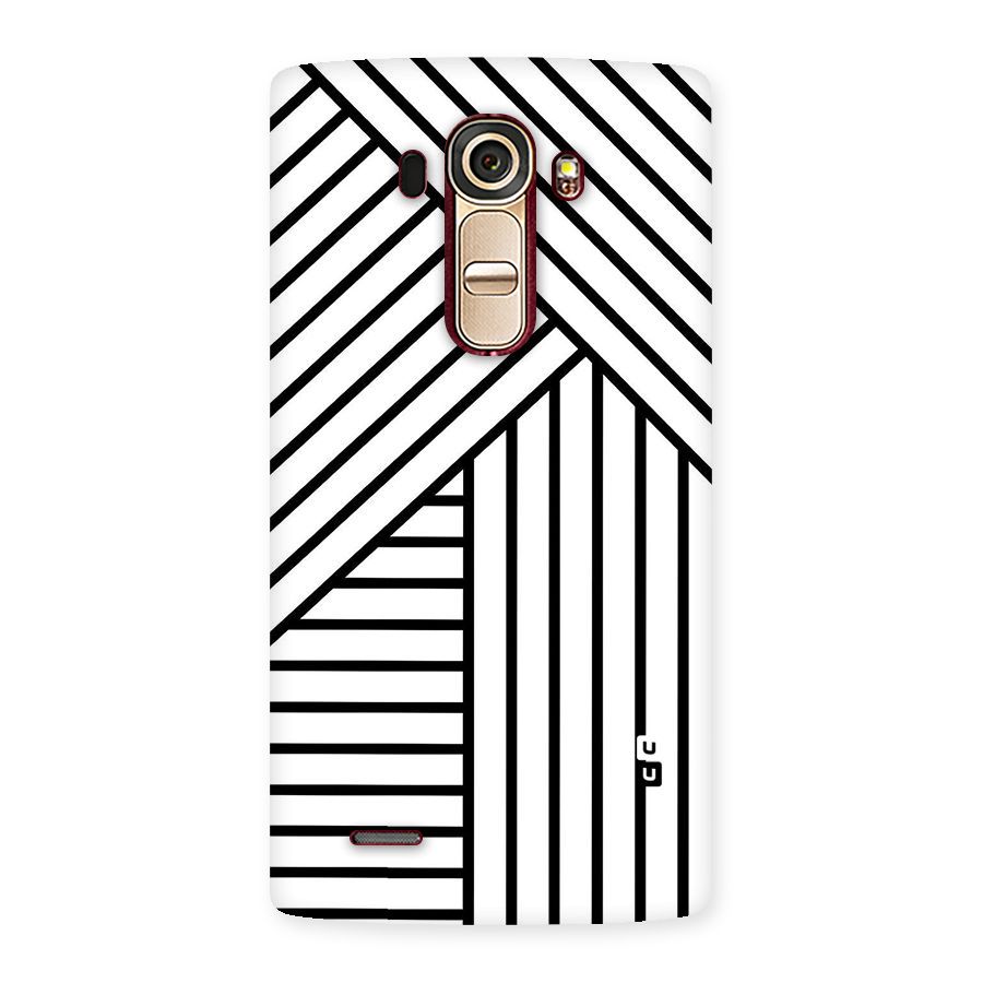 Lines Pattern Stripes Back Case for LG G4
