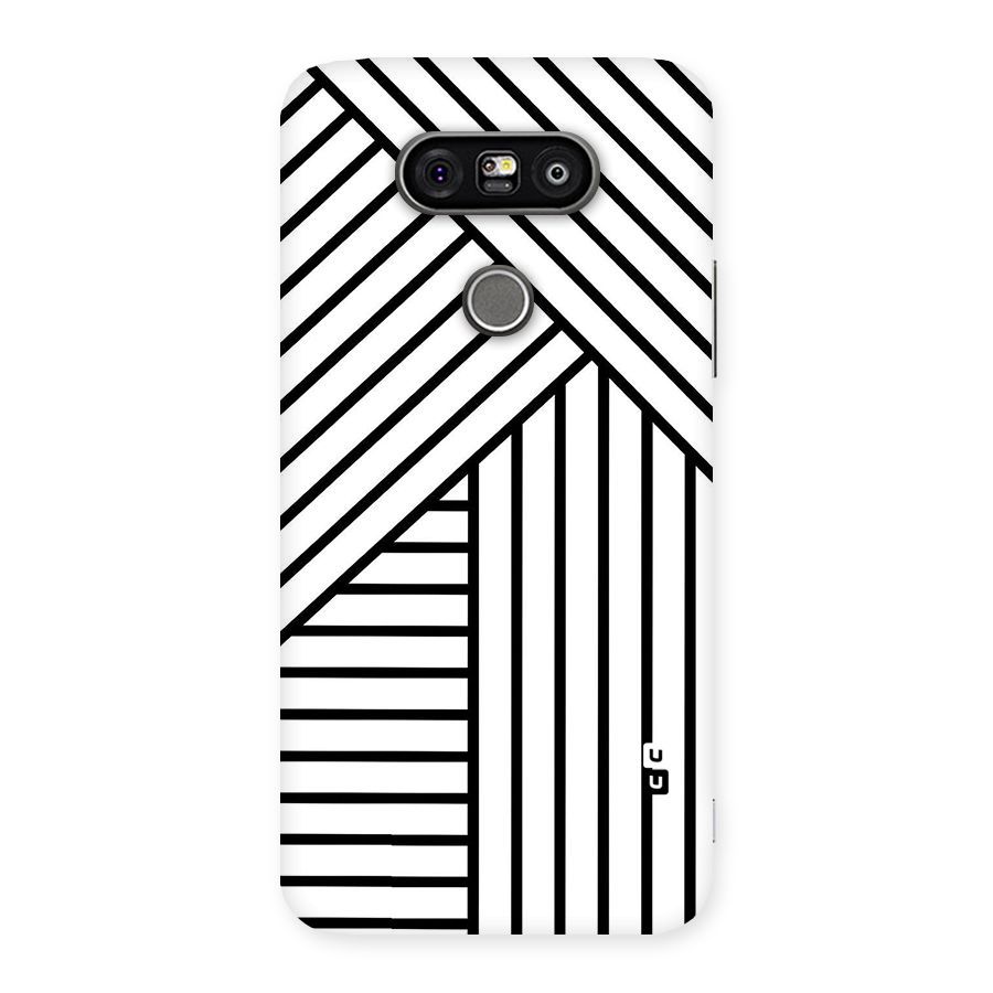 Lines Pattern Stripes Back Case for LG G5