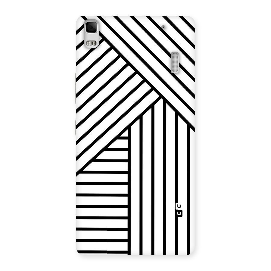 Lines Pattern Stripes Back Case for Lenovo K3 Note