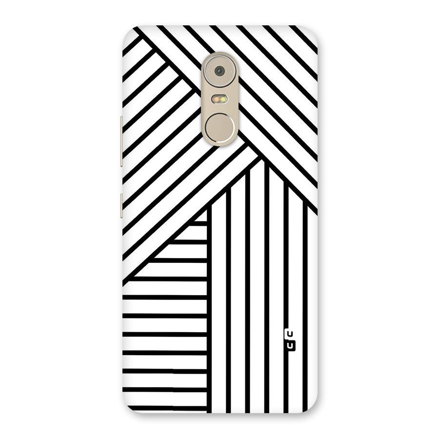 Lines Pattern Stripes Back Case for Lenovo K6 Note