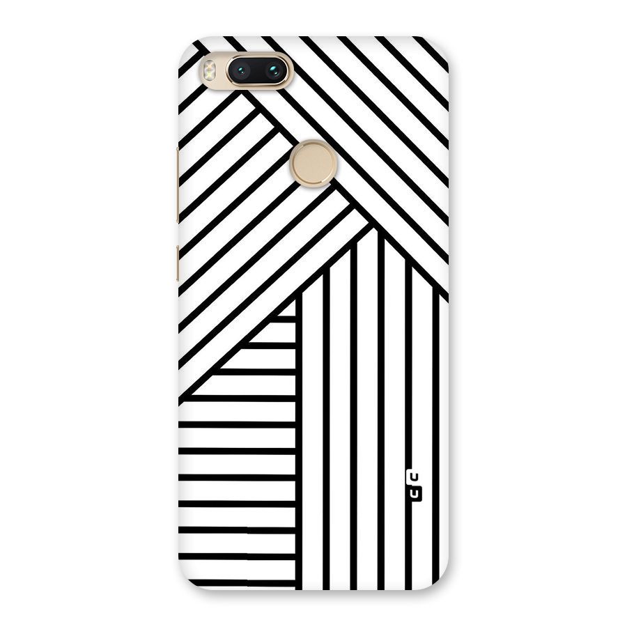 Lines Pattern Stripes Back Case for Mi A1