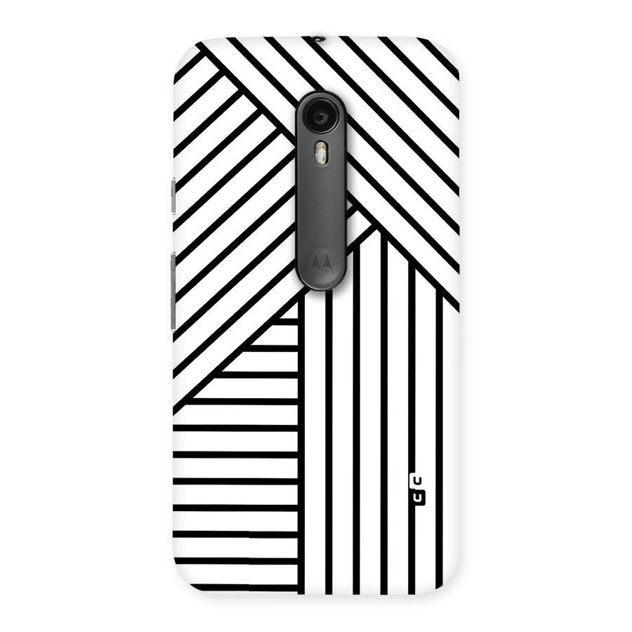 Lines Pattern Stripes Back Case for Moto G3