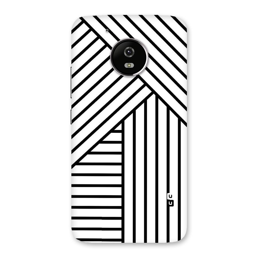 Lines Pattern Stripes Back Case for Moto G5