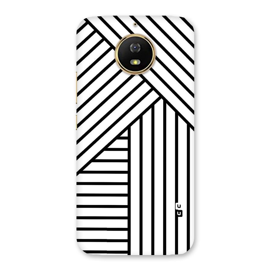 Lines Pattern Stripes Back Case for Moto G5s