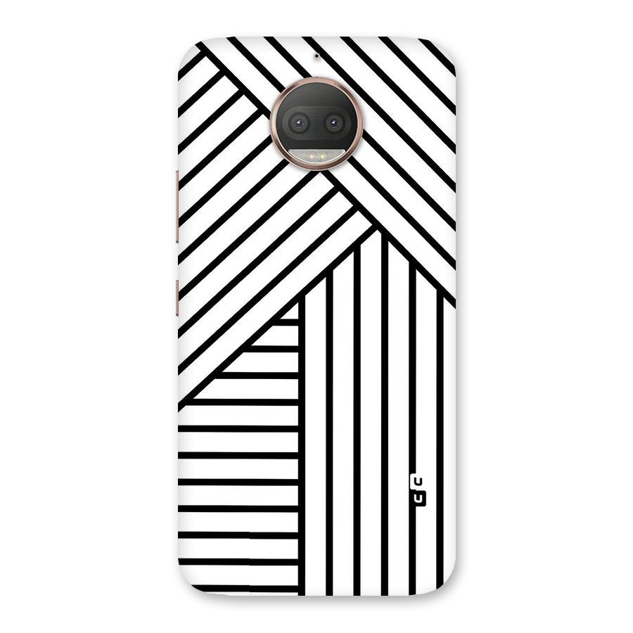 Lines Pattern Stripes Back Case for Moto G5s Plus