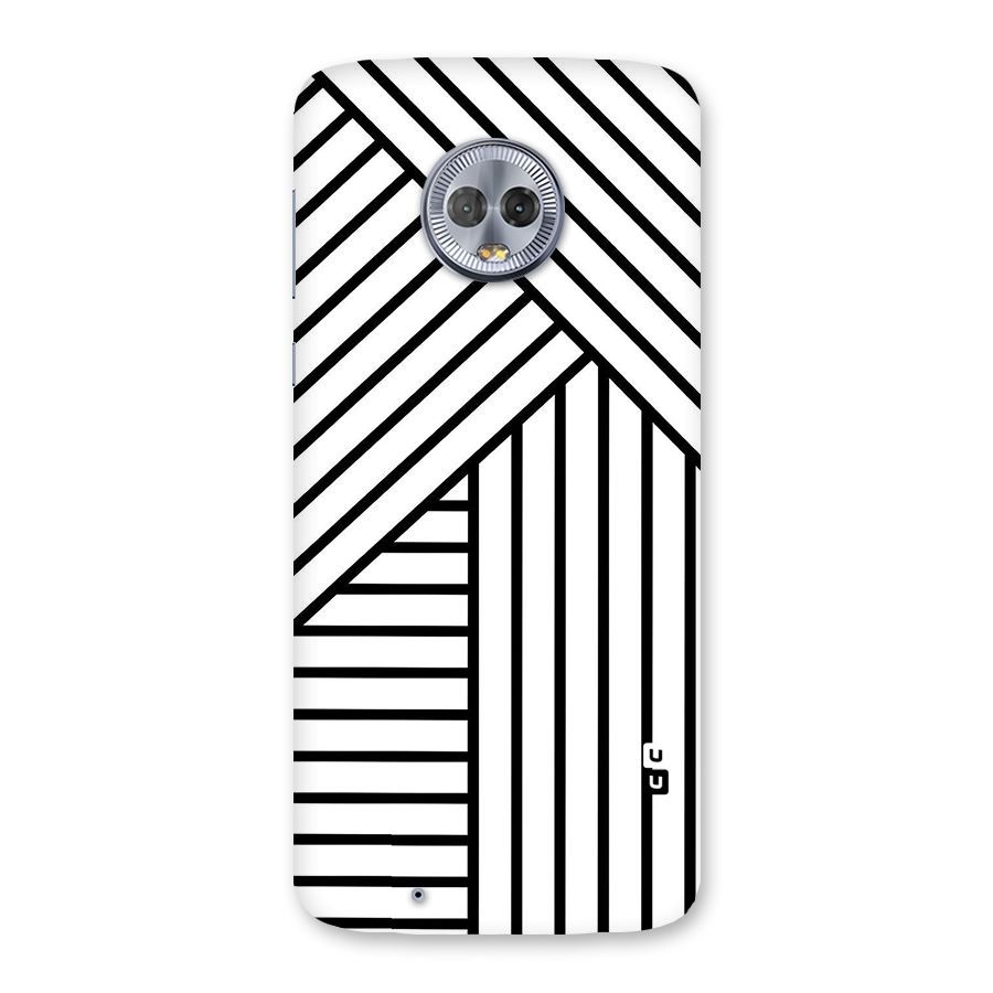 Lines Pattern Stripes Back Case for Moto G6