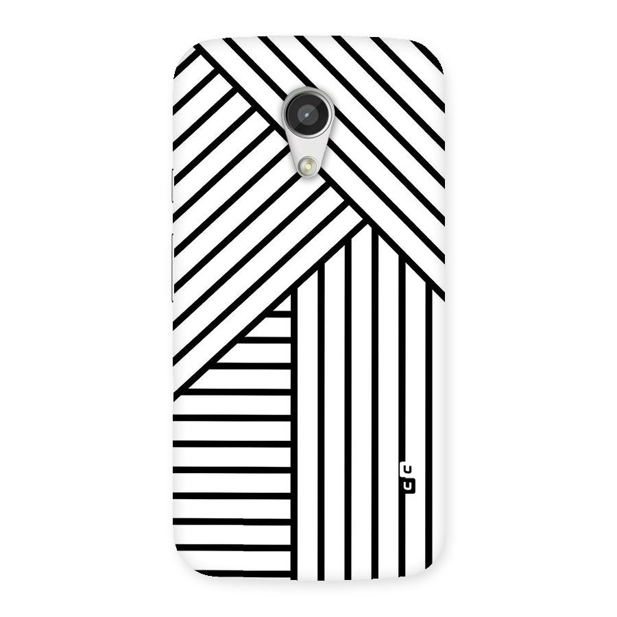 Lines Pattern Stripes Back Case for Moto G 2nd Gen