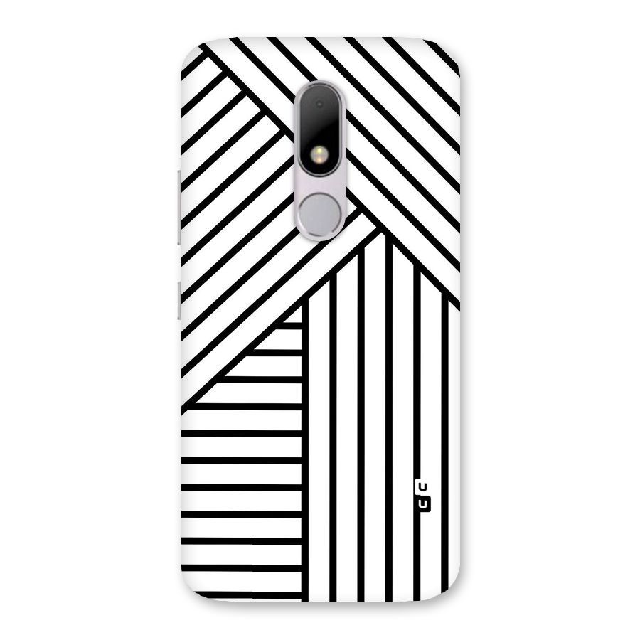 Lines Pattern Stripes Back Case for Moto M