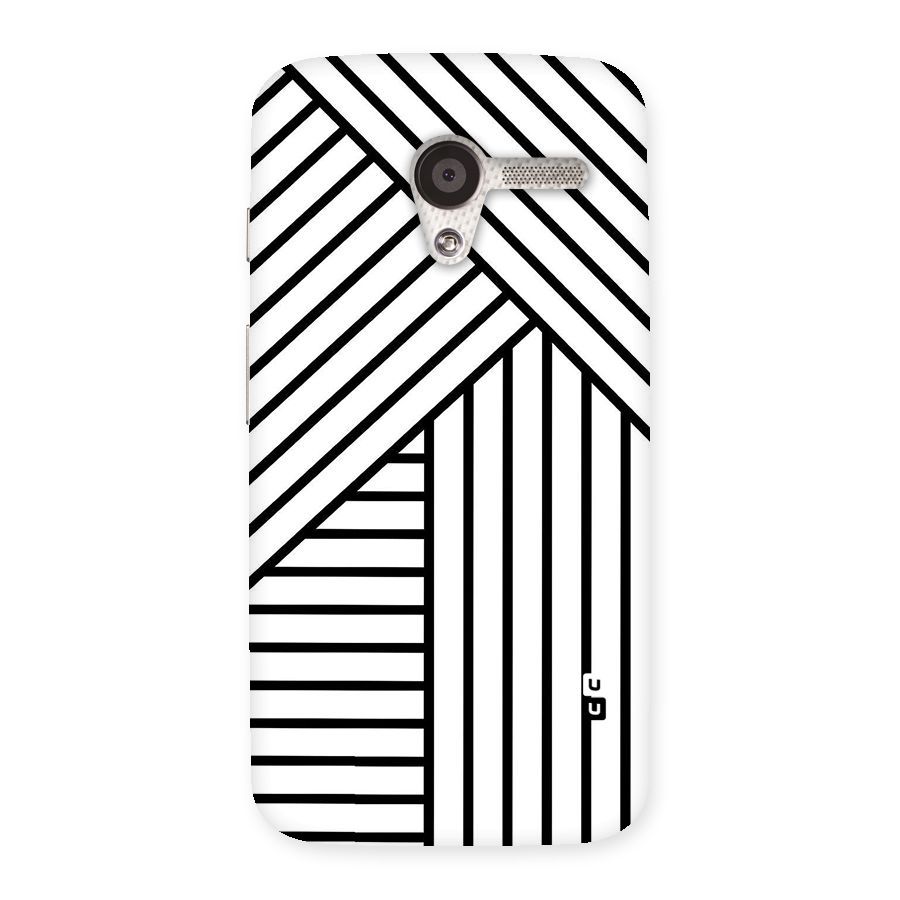 Lines Pattern Stripes Back Case for Moto X