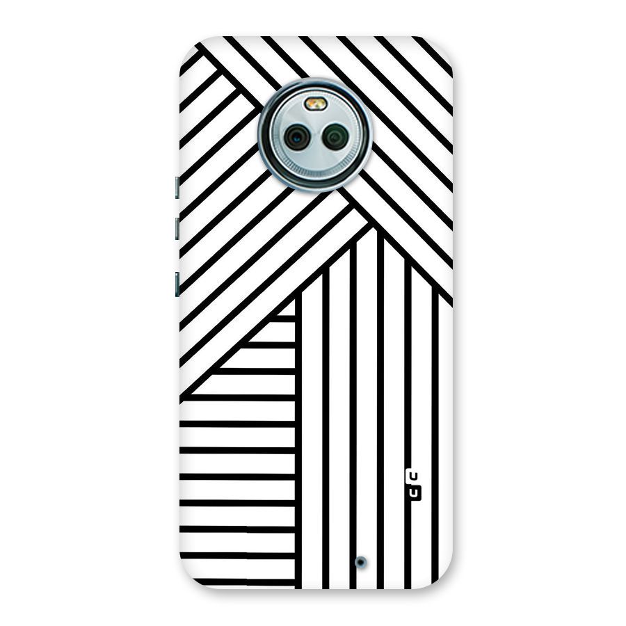 Lines Pattern Stripes Back Case for Moto X4
