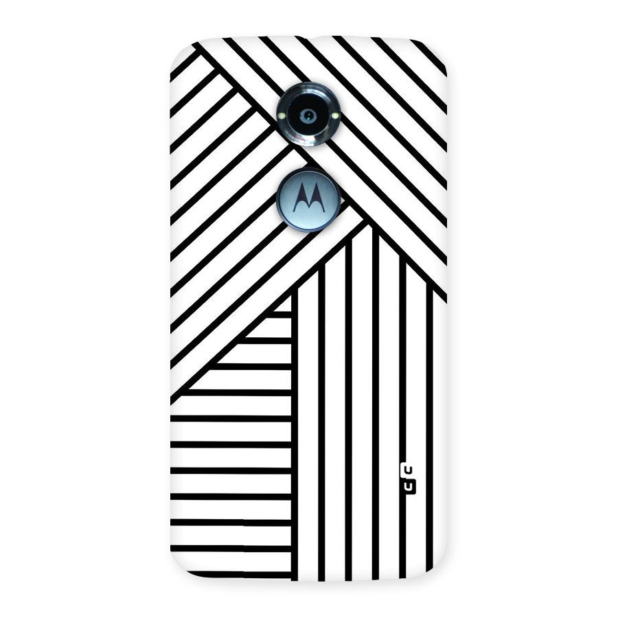 Lines Pattern Stripes Back Case for Moto X 2nd Gen