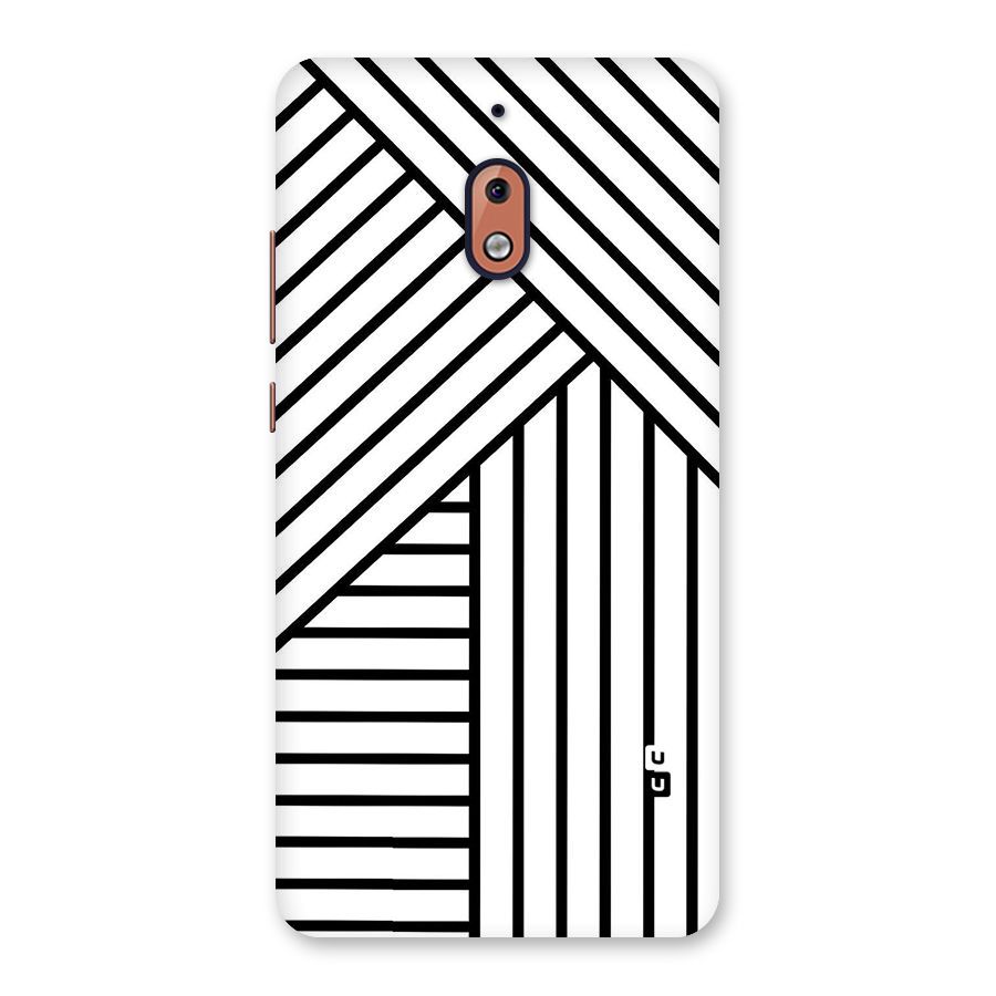 Lines Pattern Stripes Back Case for Nokia 2.1