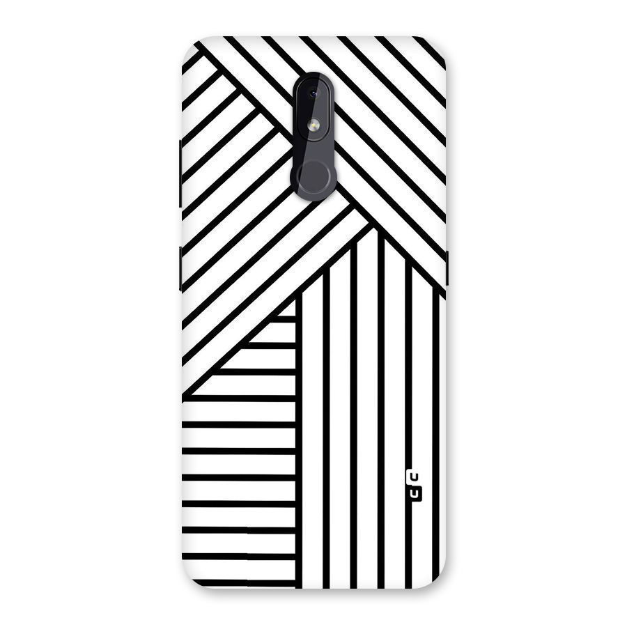 Lines Pattern Stripes Back Case for Nokia 3.2