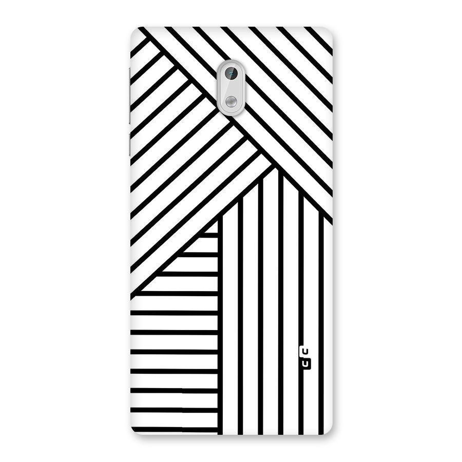 Lines Pattern Stripes Back Case for Nokia 3