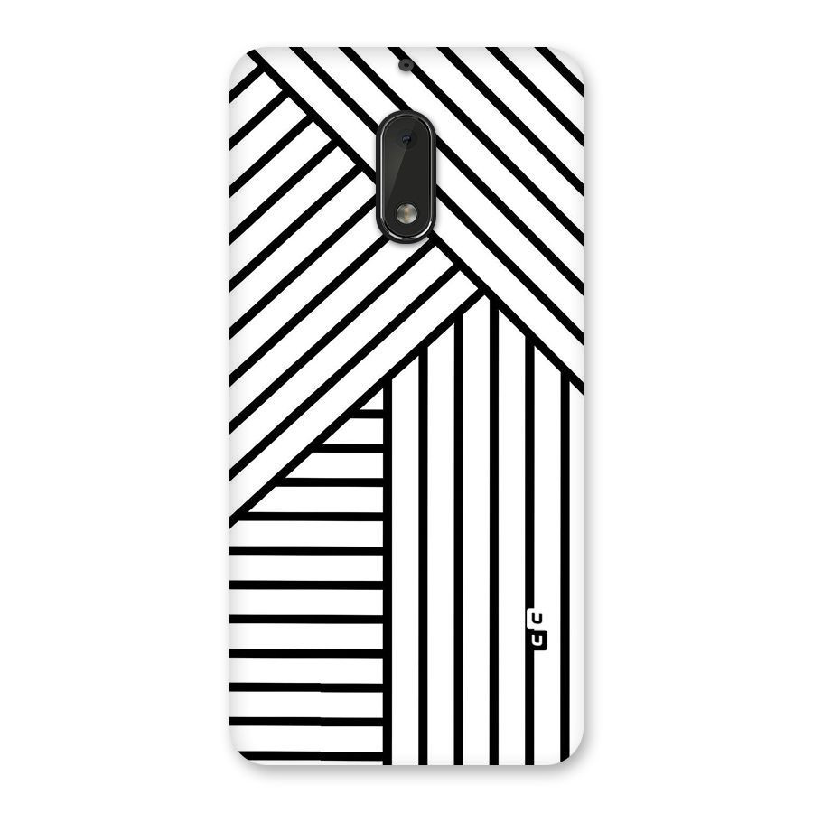 Lines Pattern Stripes Back Case for Nokia 6