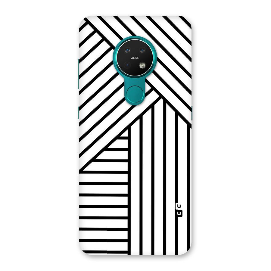 Lines Pattern Stripes Back Case for Nokia 7.2