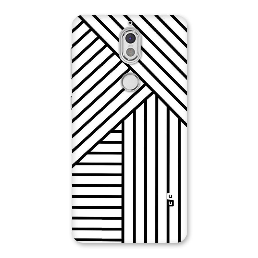 Lines Pattern Stripes Back Case for Nokia 7
