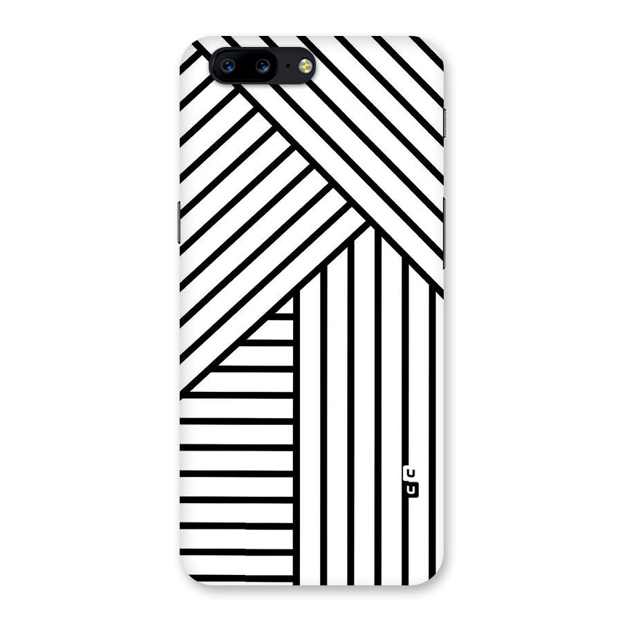 Lines Pattern Stripes Back Case for OnePlus 5