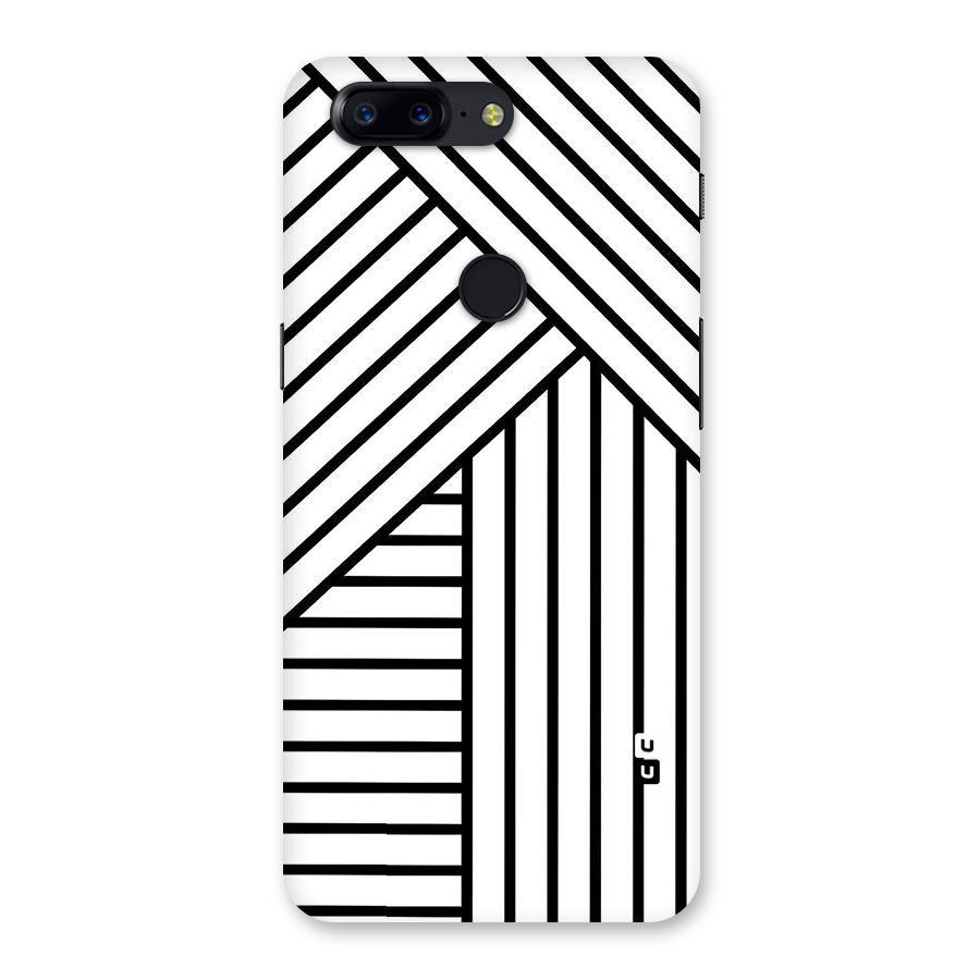 Lines Pattern Stripes Back Case for OnePlus 5T